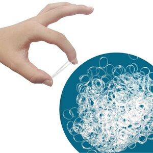 Clear Elastic Hair Ties (Elastics)